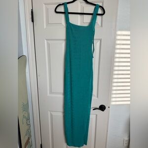 Oh Polly Teal Maxi Dress